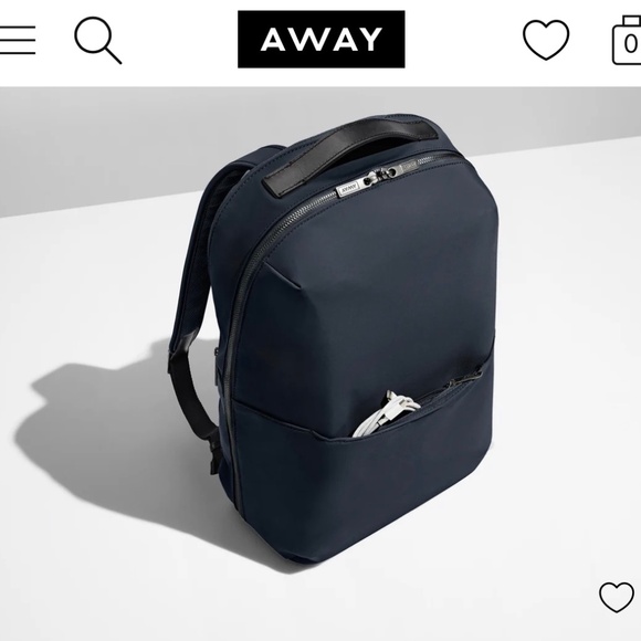 AWAY x Delta x American Express Navy Blue Everywhere Zip Backpack Travel Tech